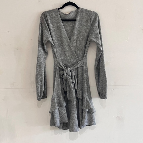 Gray Full rat belletcore double tiered dress - Picture 7 of 8